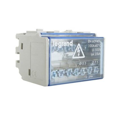 Repartidor bipolar 100A 20ka  7 terminales