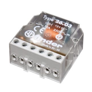Relevador de trinquete  16 A 250vac 2na 2nc bobina 110vac ( FR 260381100000 ) 110vac (FR 260380240000) 24vac