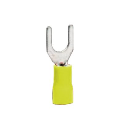 Terminal aislada amarilla cal 12-10awg espada 3/16 Argos AS 34176