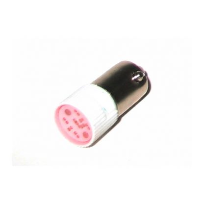 Foco tipo Ba9s GVelectric GV 37220  10X38 LED Rojo 130V