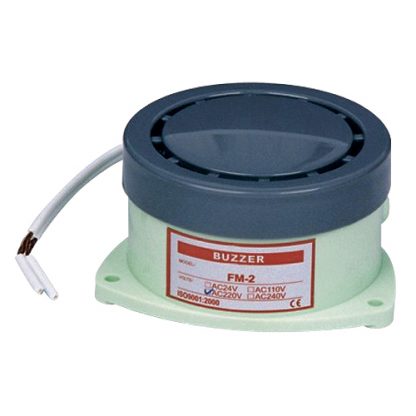 Zumbador  85dB,120vac dimensiones 82x80x30mm de sobreponer G&V FM2/110v