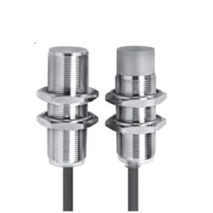Sensor inductivo m18x66mm, no enrasado, alcance 8mm, ca 2 hilos (na) 90-250vca carga max. 200ma, terminales cable