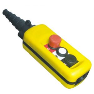 XAC-A2713 Botonera colgante 2 pulsadores 1 hongo subir bajar
