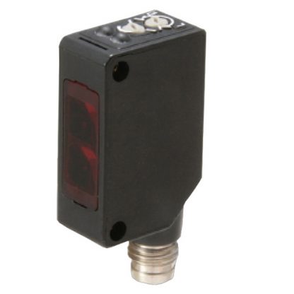 Sensor fotoelectrico retroreflectivo  salida NPN para objetos trasnparentes alcance 2mts alimentacion de 10-30vcd