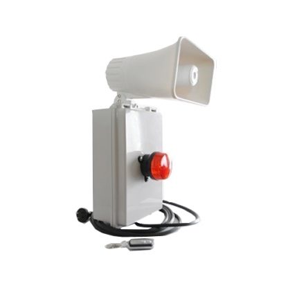 Alarma vecinal inalambrica 20w con control
