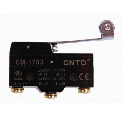 CM-1703 Microswitch pata larga con rodillo 15 a 250 v com na nc