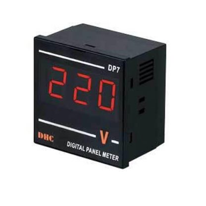 Voltimetro digital vca, entrada de medicion vca de rango seleccionable: 20v, 200v, 600v